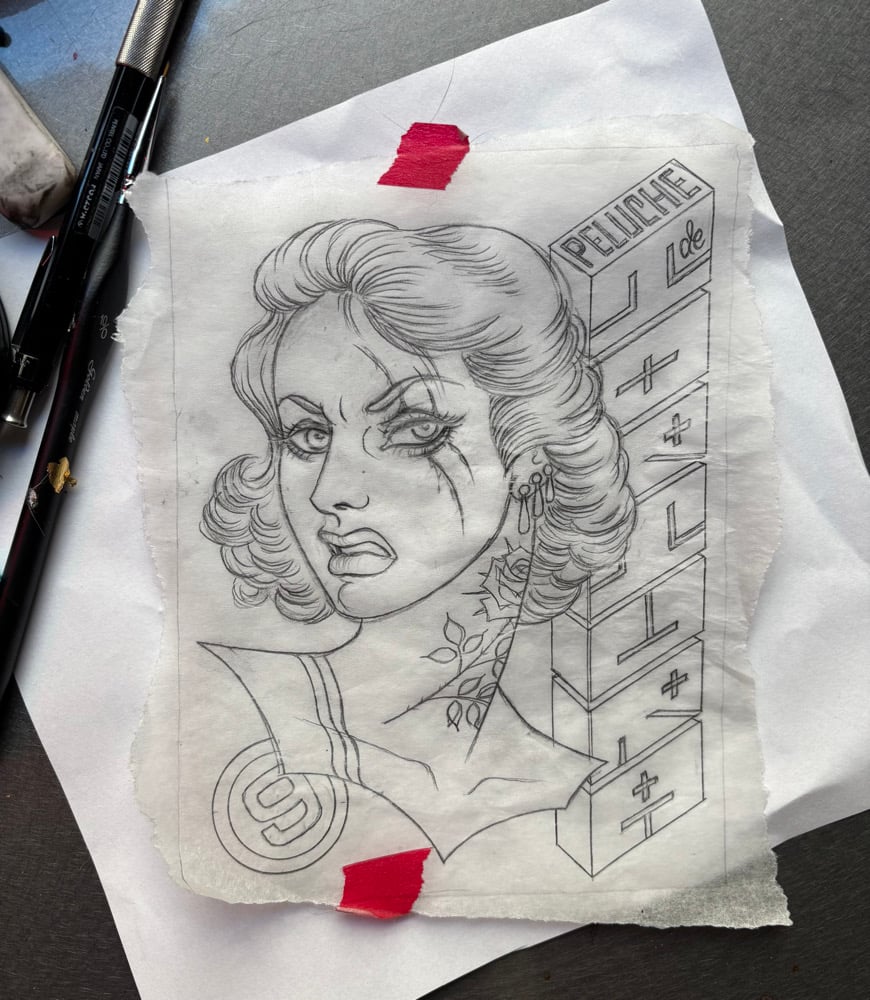 Image of LA PELUCHE sketch