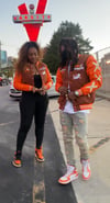 Dove Varsity Jacket 🕊 Women Orange 