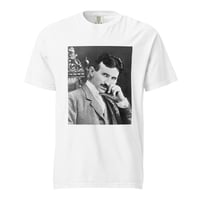 Image 1 of Nikola Tesla Portrait Unisex garment-dyed heavyweight t-shirt