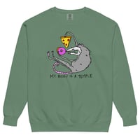 Image 4 of temple Unisex garment-dyed sweatshirt 