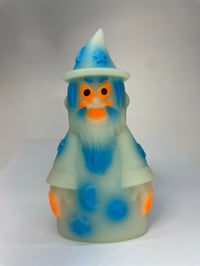 Image 1 of GLOW IN THE DARK WIZARD (NEON ORANGE/BLUE)