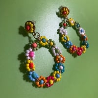 Image 3 of Bead flower hoop 