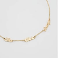 Image 1 of Multi-Name Necklace