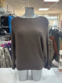 Image 5 of Bora - Batwing Ruffle Sleeve Jumper