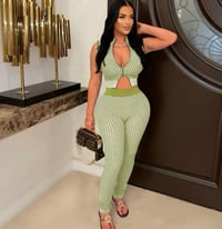 Image 3 of “Anika” Ribbed Two- Piece Zipper Set