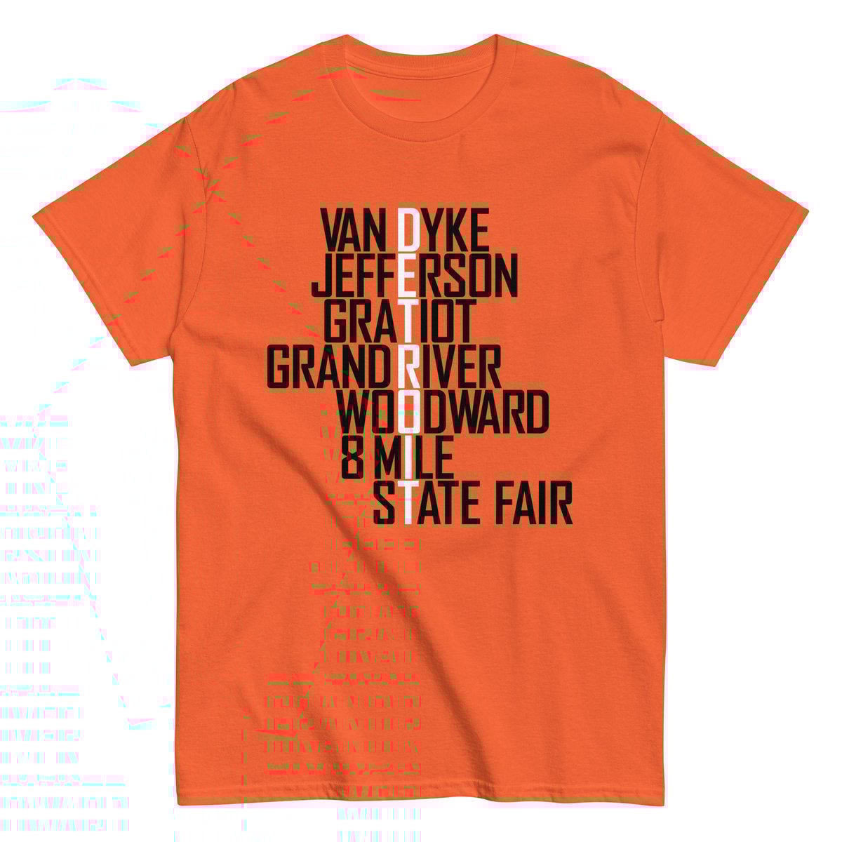 Image of Detroit East Streets Tee (5 Colors)