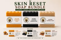 Image 1 of Better Skin Soap Bundle ( Almond, Turmeric and Charcoal)