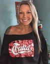 40% off!!! Off Shoulder Tattd Rose Sweater!!!