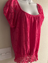 Image 3 of New 1X Kristen Nicole deep pink top #1154*8