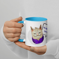 Image 3 of "No algorithms" Owncat Vibes Mug