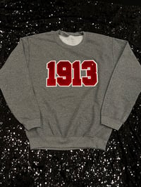 Image 2 of  1913 SEQUIN GRAY CREWNECK