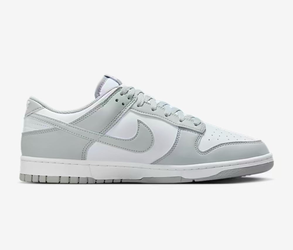 Nike Dunk Low "White/Lt Smoke Grey"
