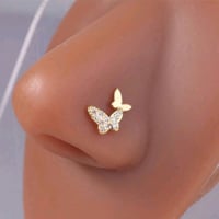 Image 1 of Butterfly Nose Rings