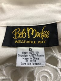 Image 5 of Bob Mackie Wearable Art Scalloped Collar Shirt Dress