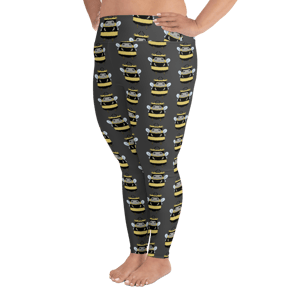 Gloombeez All-Over Print Plus Size Leggings