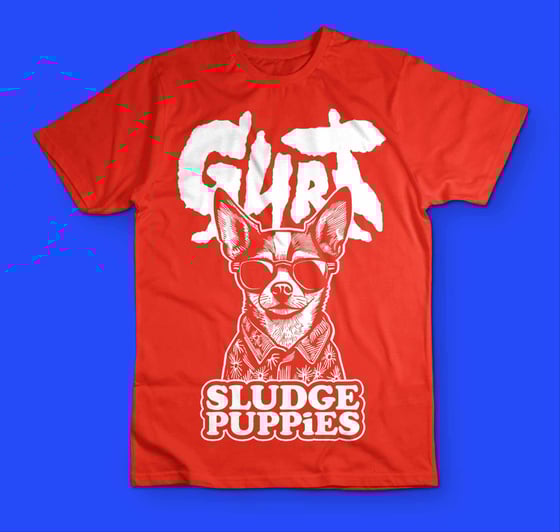 Image of Sludge Puppies - Red Shirt (Strawberry flavour)