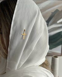 Image 1 of Holy Cross Veil (Satin White)