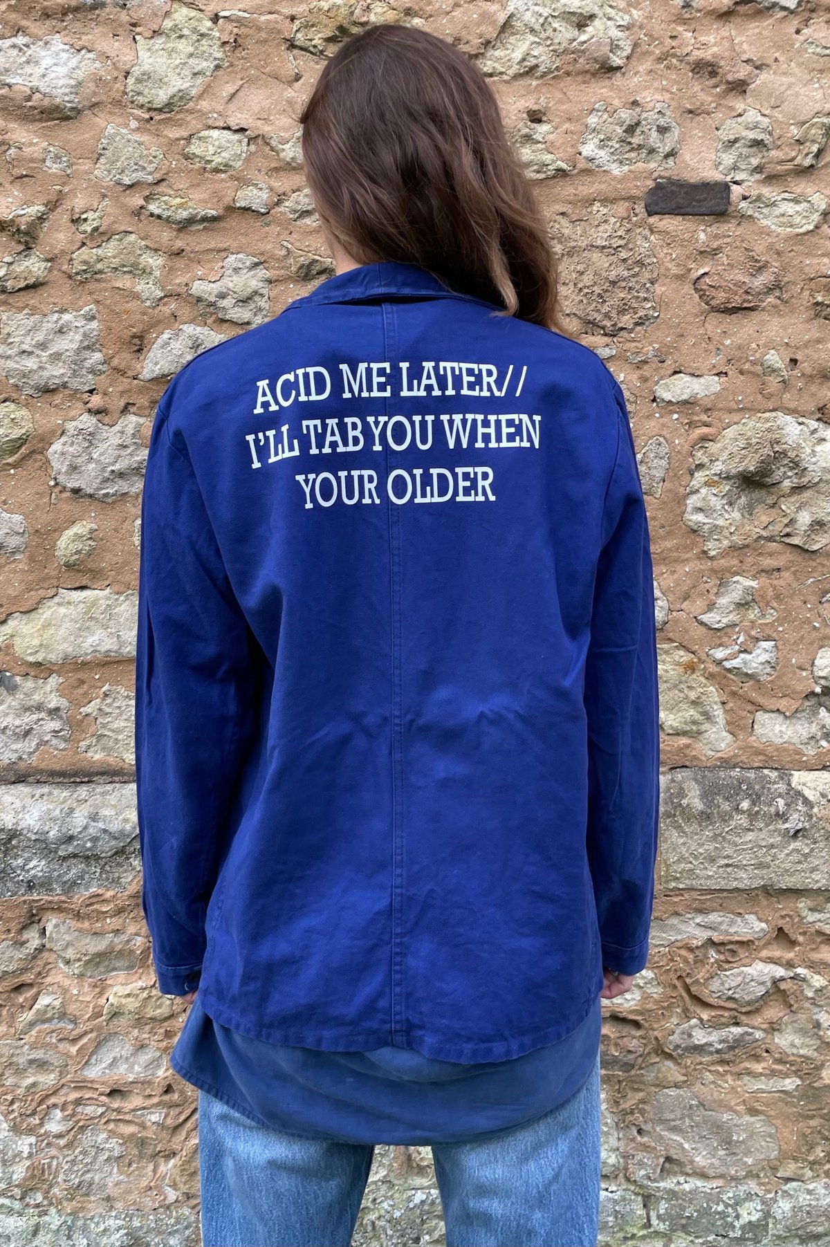 Image of French Workwear Jacket Acid Me Later// I'll Tab You When Your Older 2
