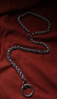 Image 3 of Bound Wheat Chain Leash