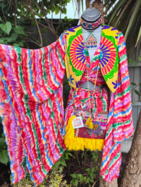 Image 1 of TULUM co ord frill skirt set RAINBOW 🌈
