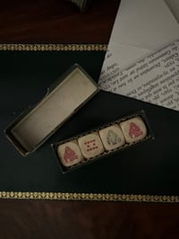 Image 2 of Jeu de Poker d’as, 4 dés anciens, 1900