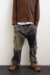 Image 1 of PANT "READY FOR WAR" UPCYCLED ❤️‍🩹🐆