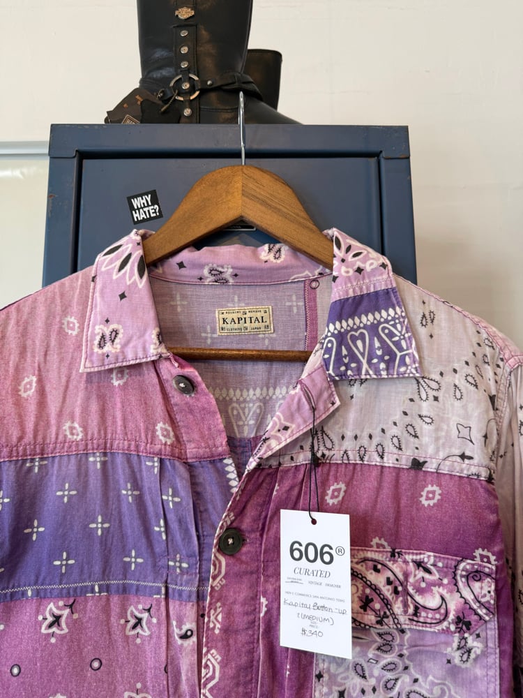 Image of Kapital Bandana Patchwork Button Up