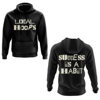 LocalHoops Multiprint Fleece Hoodie - Black