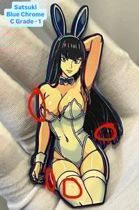 Image 11 of KLK Ryuko & Satsuki Bunny 3.5" Hard Enamel Pins **EXTRAS**