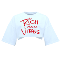 Rich Mama Vibes Cropped T-shirt ❤️‍🔥 