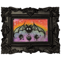 ‘Soot Bat & the Rainbow Sprites’ Original Painting