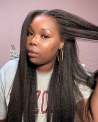 Image 1 of Kinky Straight HD Lace Wig w/ Kinky Edges (Ready To Wear)