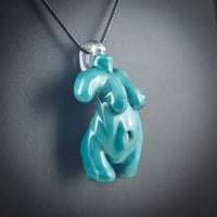 Image 2 of Classic Torso Pendant in Opaqua Aqua