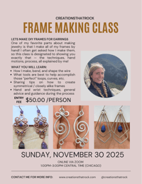 Image 1 of NOVEMBER 30 FRAME MAKING CLASS