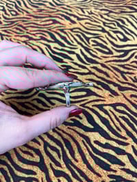 Image 2 of Sterling silver ring with turquoise size 50