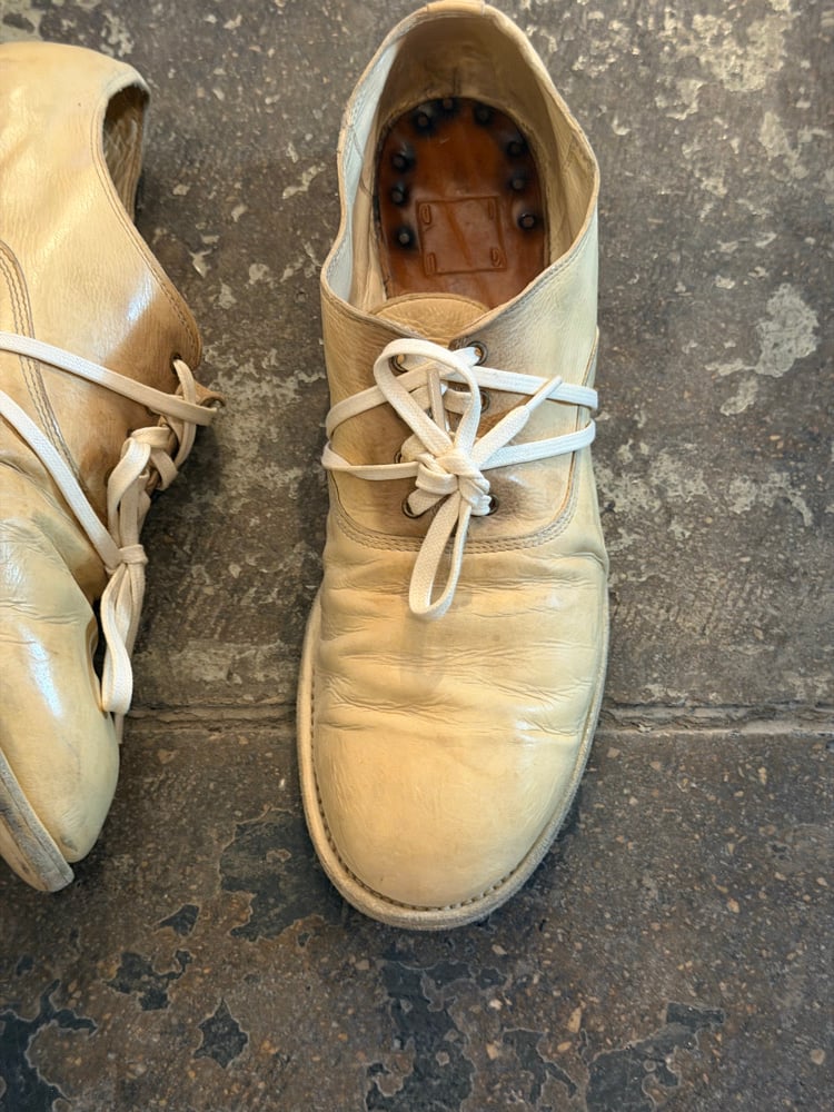 Image of Guidi Goat Leather Derby