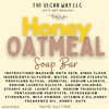 Oatmeal honey soap bar(eczema )