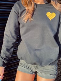 Image 3 of Honey heart sweater - adult
