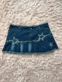 Image 1 of Urban Outfitters Star Denim Skirt.