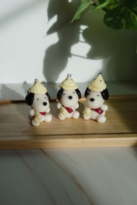 Image 1 of Yellow Bird Beanie Keychain [MADE TO ORDER] 