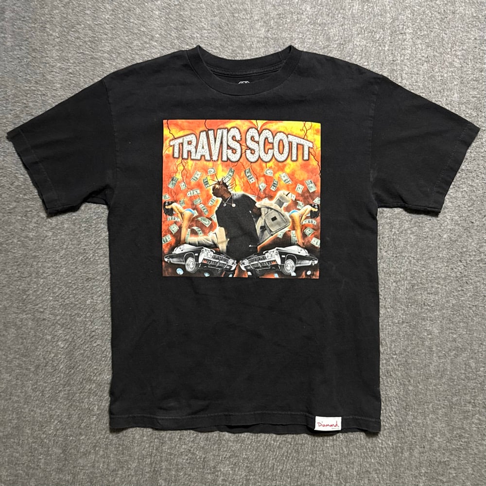 Image of 2010s Diamond Supply Travis Scott Rodeo Graphic Tee (M)