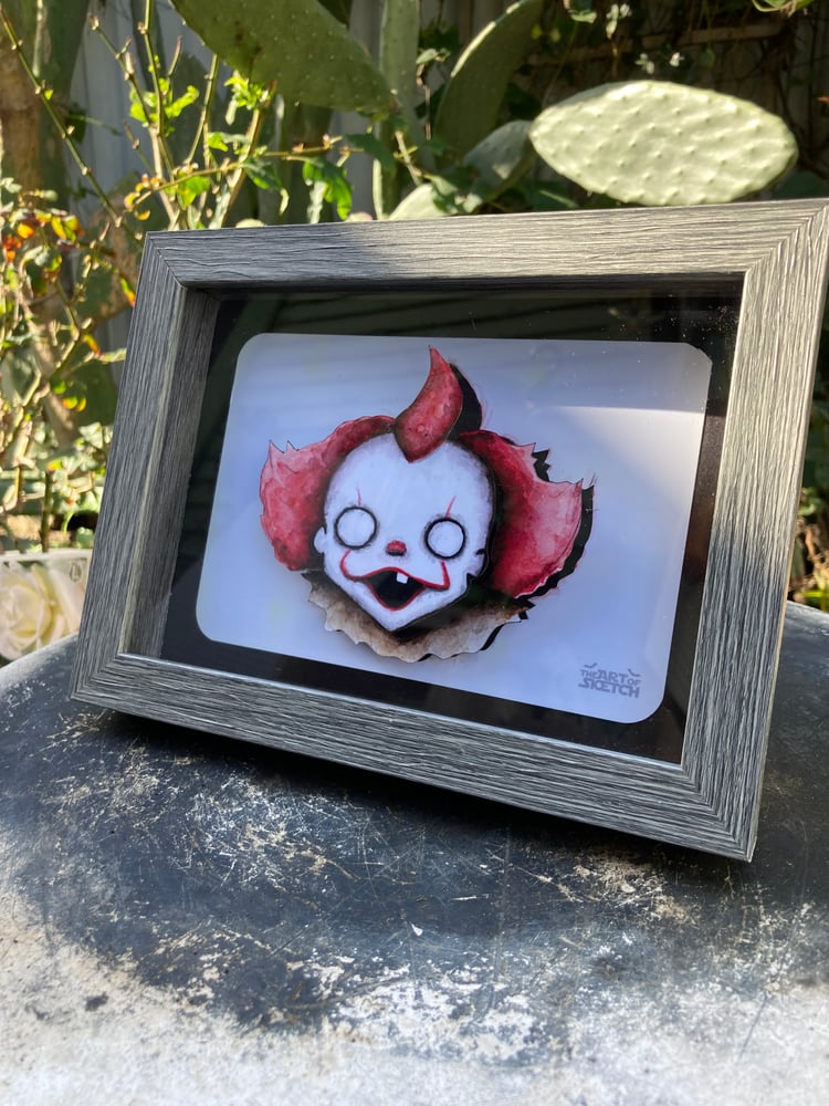 Image of “Pennywise” shadow box