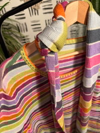 Image 3 of NWT Lord a& Taylor sweater with scarf silk and cotton blend 