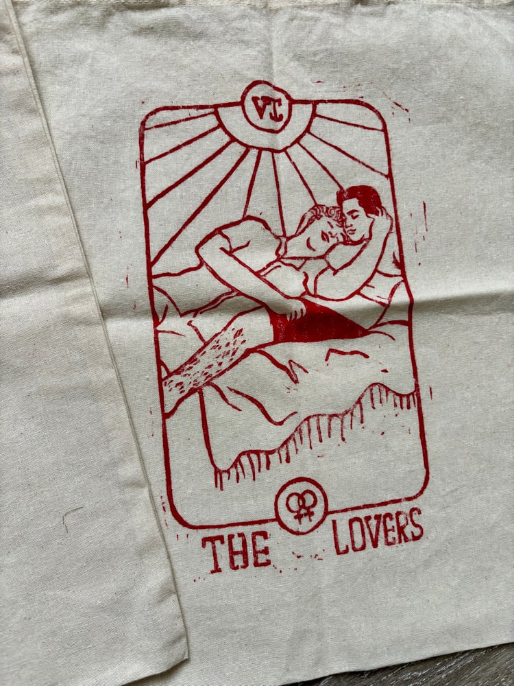 Image of The Lovers Tote Bags