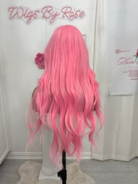 Image 15 of Flamingo pink bangs (ready to ship) 
