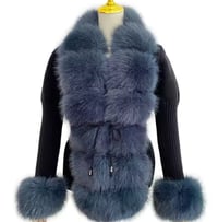 Image 7 of Luxury fur cardigan 🦊🍂✨