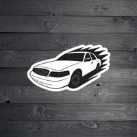 Image 1 of Crown Victoria Sticker - Performance White