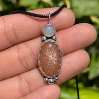 Image 2 of Peach Moonstone x Ethiopian Opal 💗