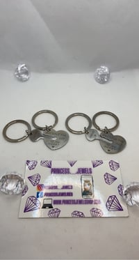 Image 1 of Couple Matching Keychains 