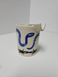 Image 1 of snake joint ashtray/paint cup (2)